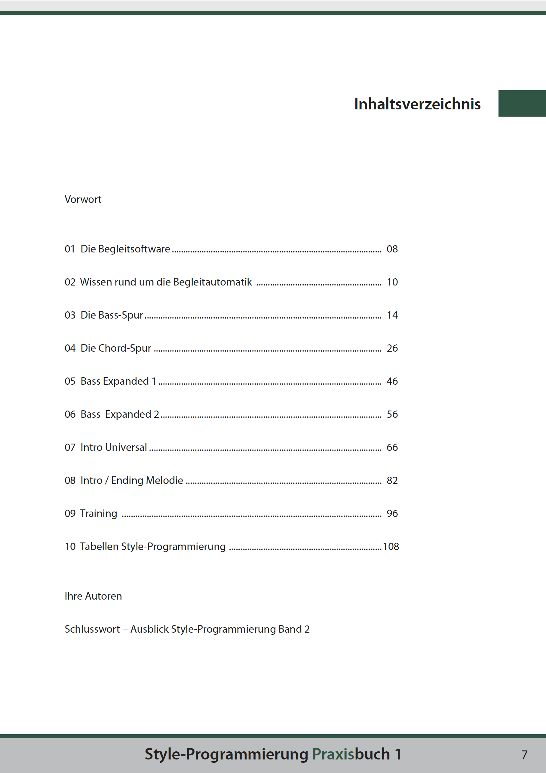 KEYS EXPERTS Praxisbuch YAMAHA Style Programmierung