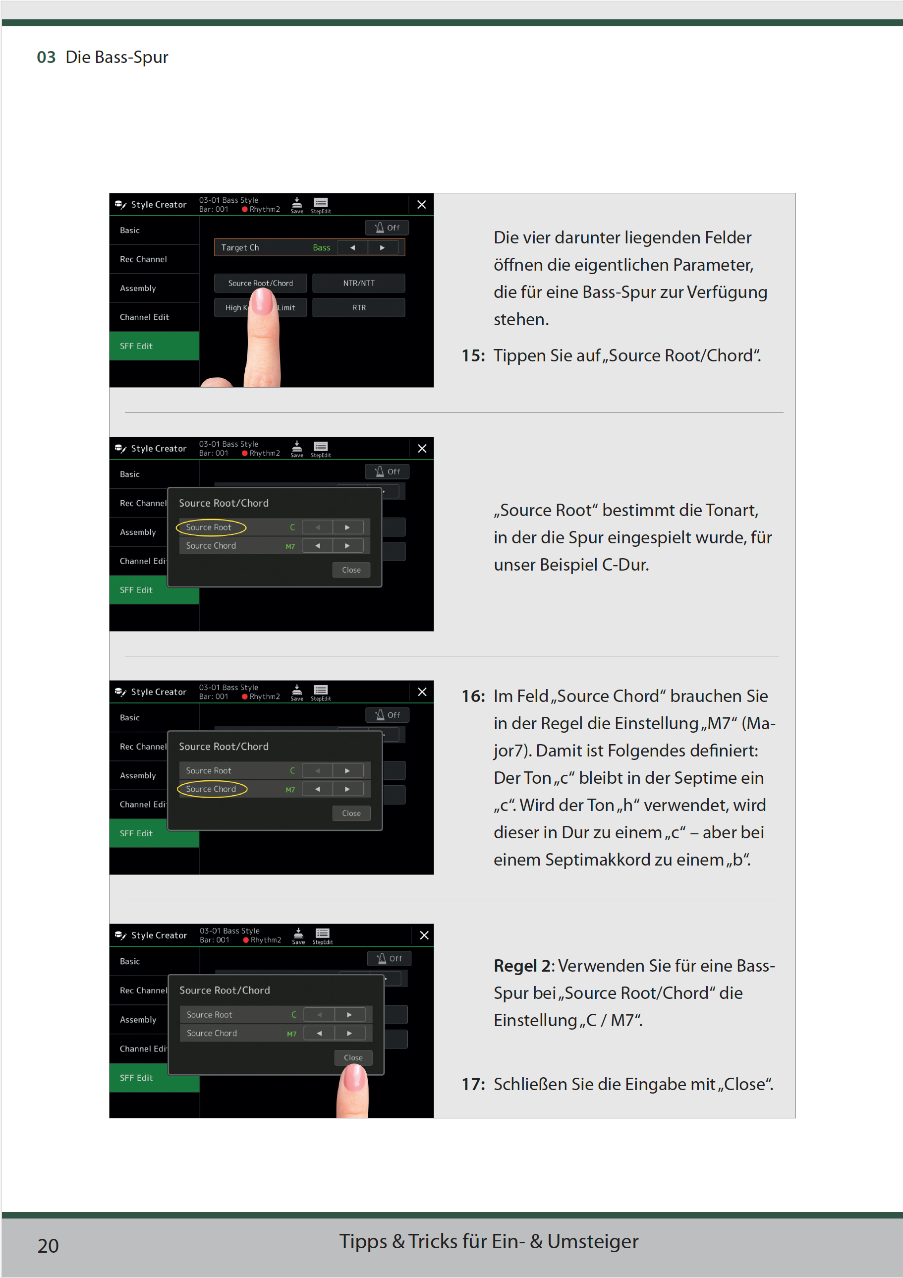 KEYS EXPERTS Praxisbuch YAMAHA Style Programmierung
