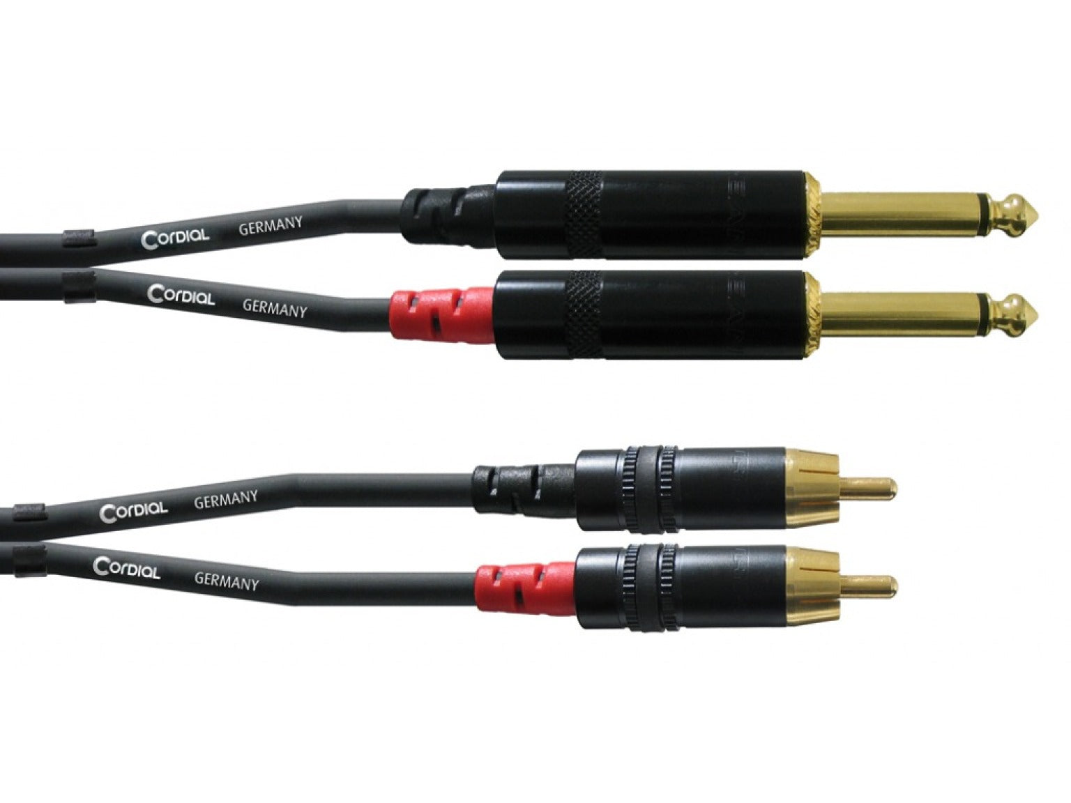 CORDIAL CFU PC Zwillings-Kabel Jack-RCA