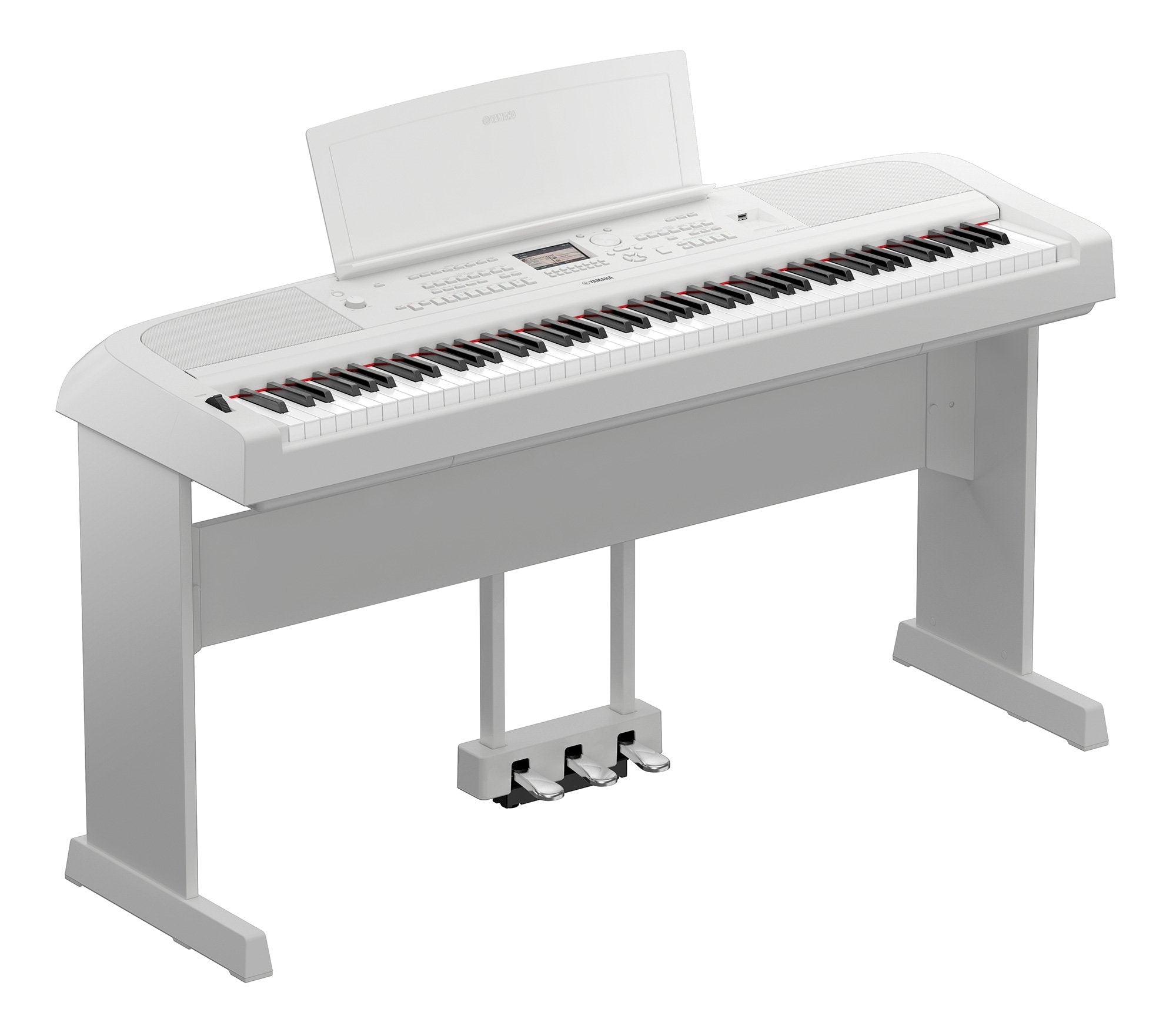 YAMAHA DGX-670 Stagepiano SET 2 mit Ständer L-300 und Pedaleinheit LP-1