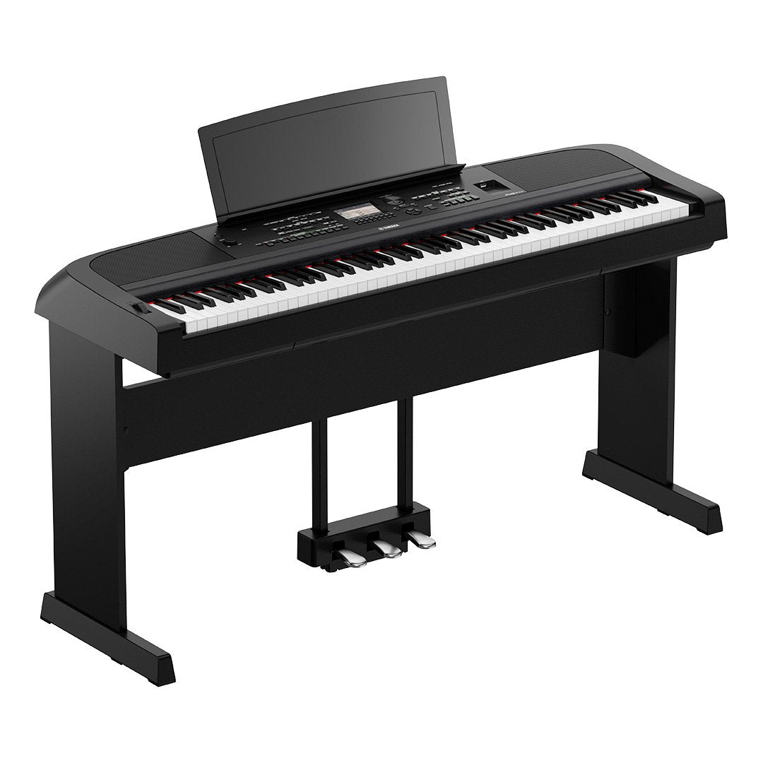 YAMAHA DGX-670 Stagepiano SET 2 mit Ständer L-300 und Pedaleinheit LP-1