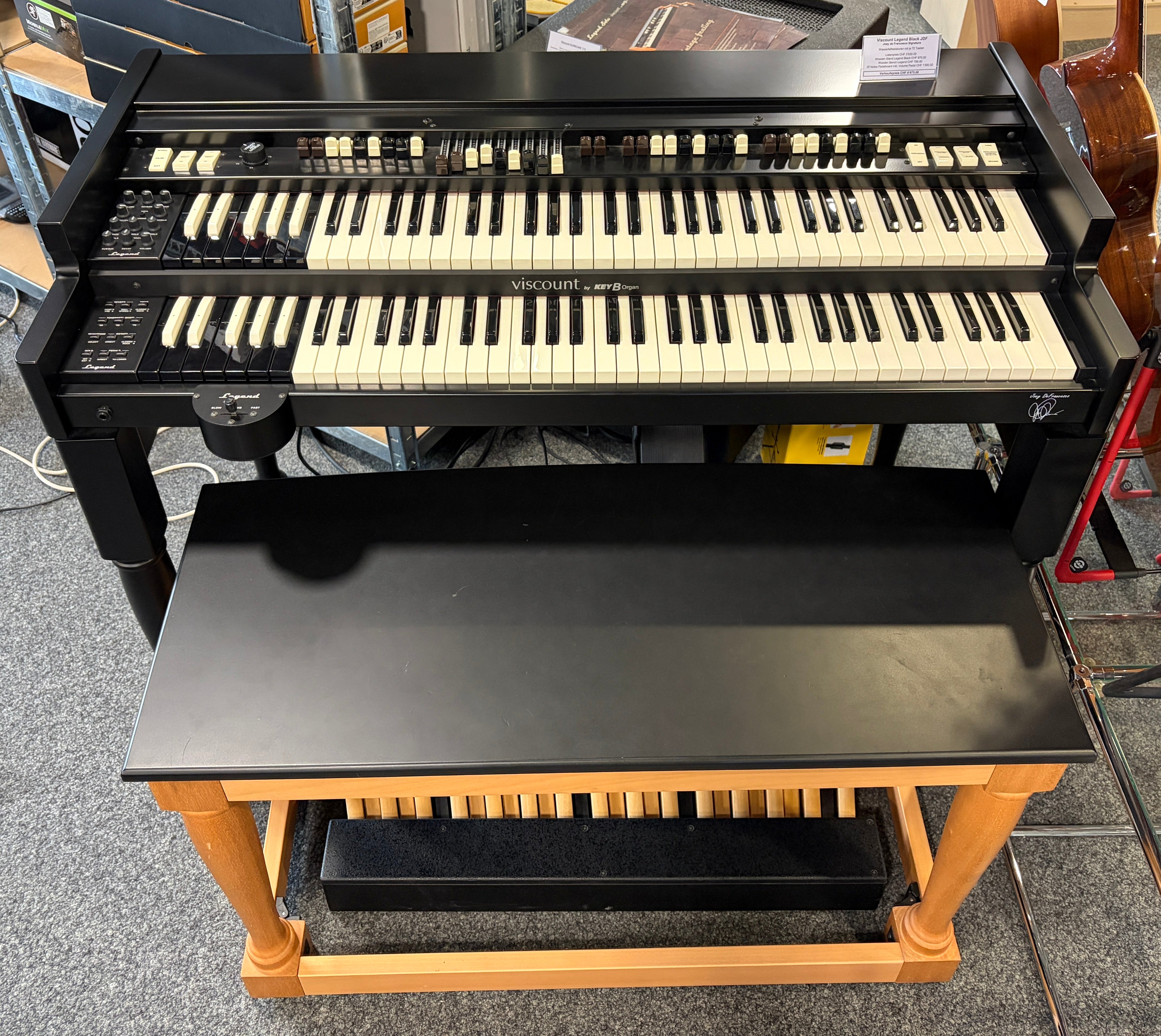 VISCOUNT Legend Black JDF - Joey de Francesco Signature