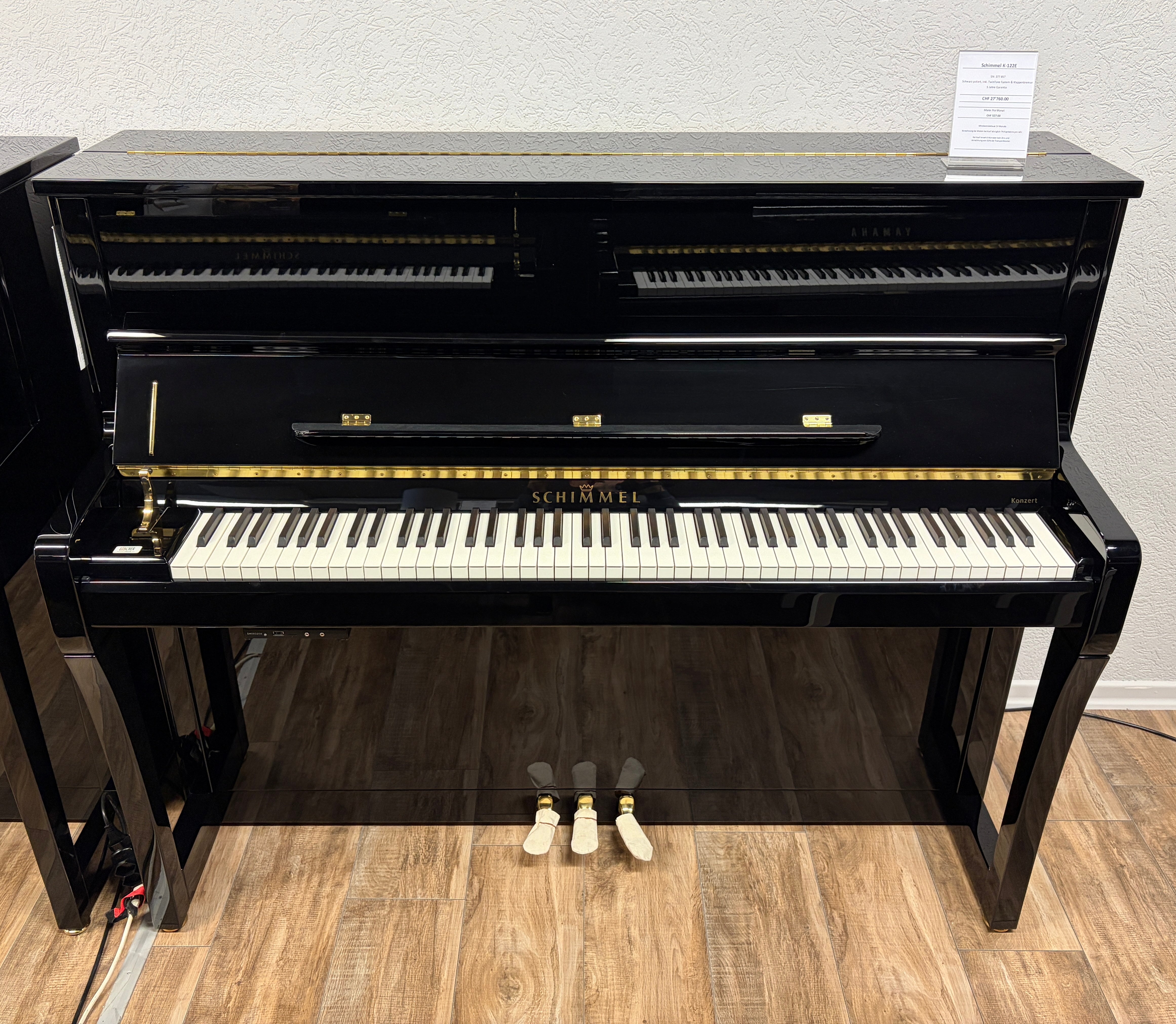 SCHIMMEL K 122 Elegance TwinTone-Piano Ausstellungsmodell