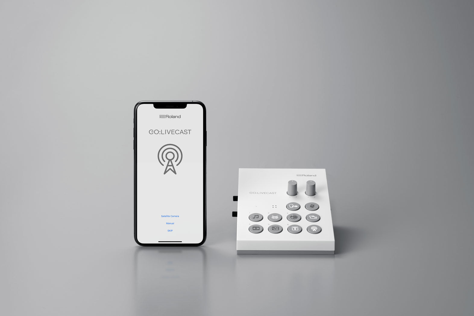 ROLAND GO:LIVECAST Livestream-Studio für Smartphones
