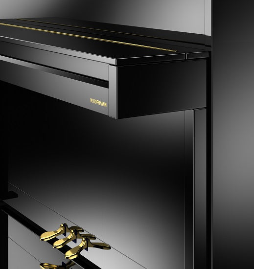 W.HOFFMANN Vision V2 PE Akustik-Piano schwarz poliert