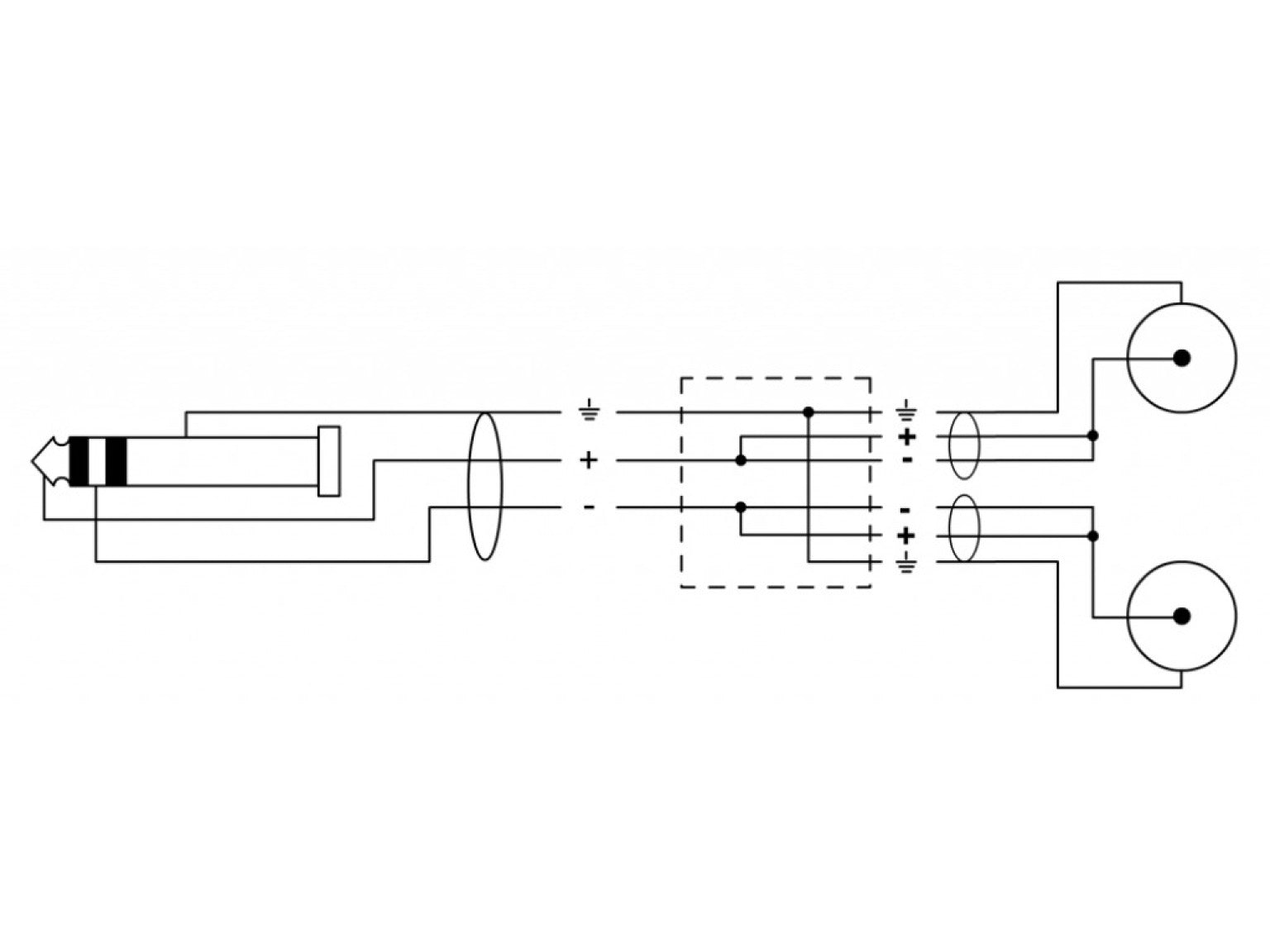 CORDIAL CFY WCC Y-Kabel MiniJack - 2xRCA