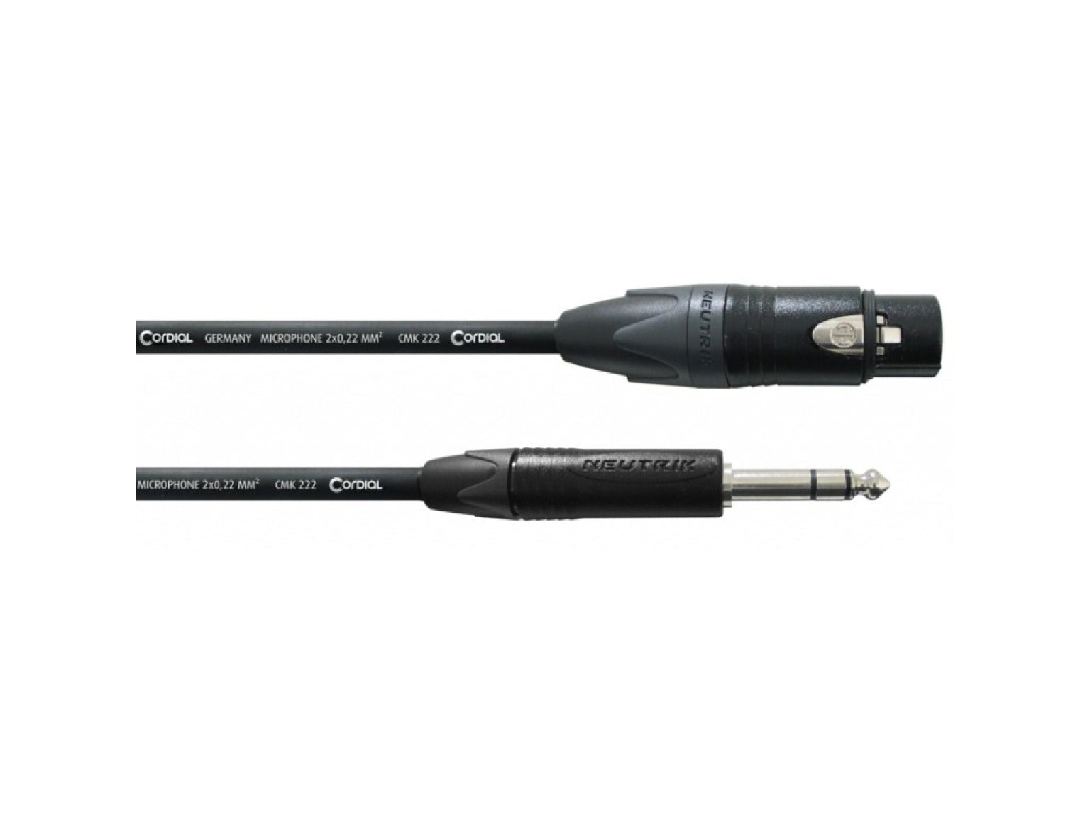 CORDIAL CPM FV symmetrisches Kabel XLR female - Stereo-Klinke