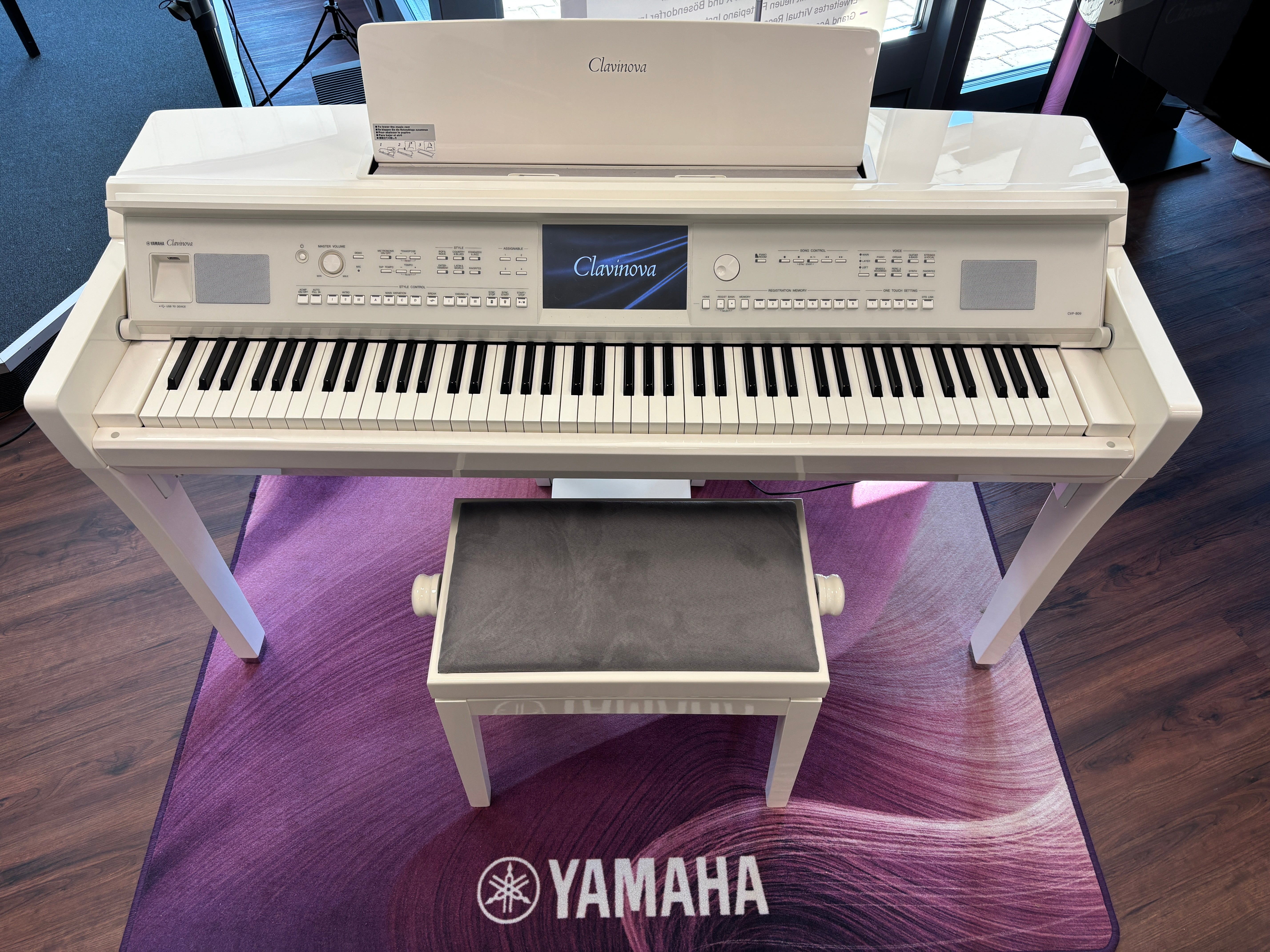 YAMAHA Clavinova CVP-809 PWH Digitalpiano Occasion