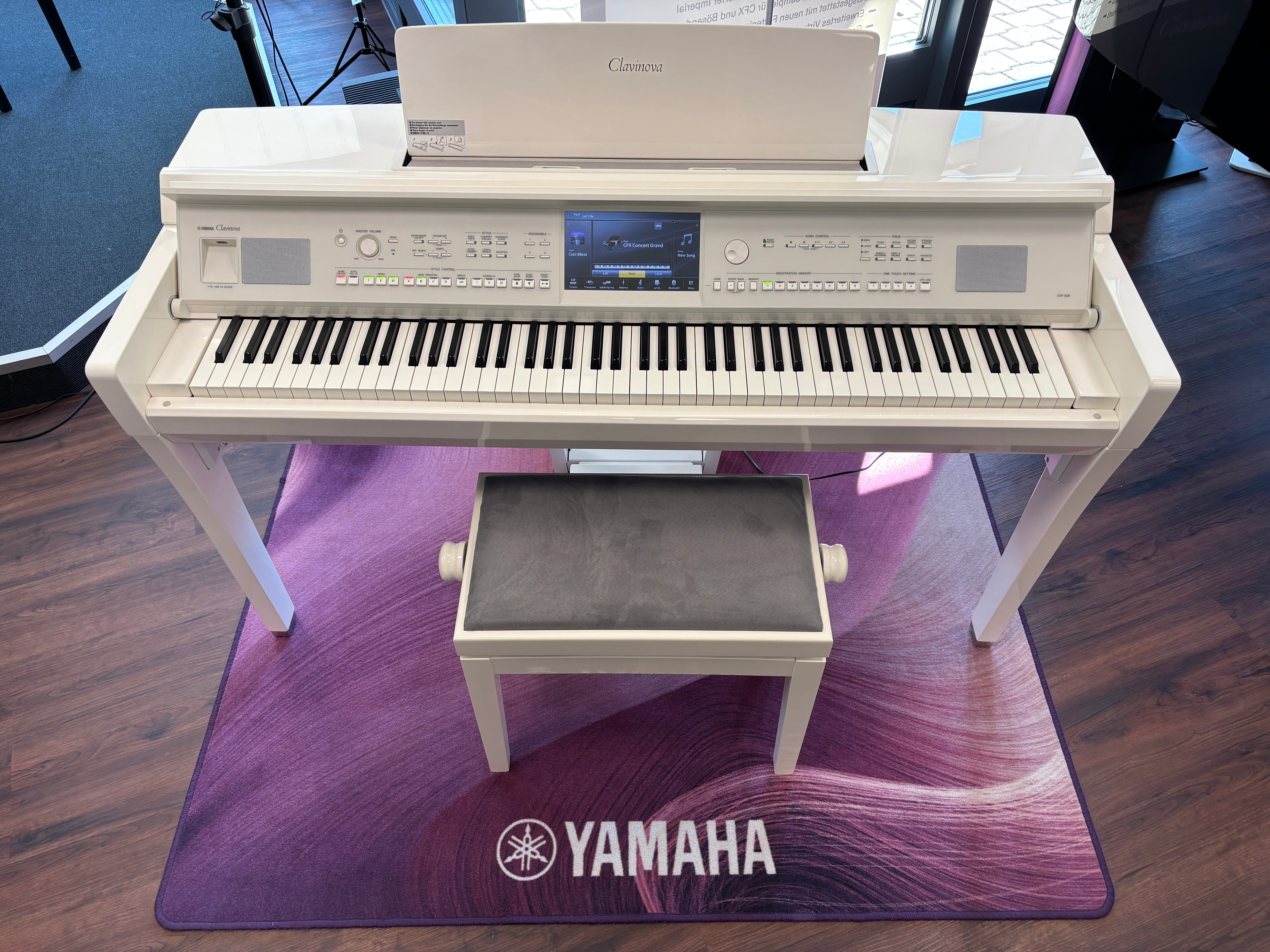 YAMAHA Clavinova CVP-809 PWH Digitalpiano Occasion