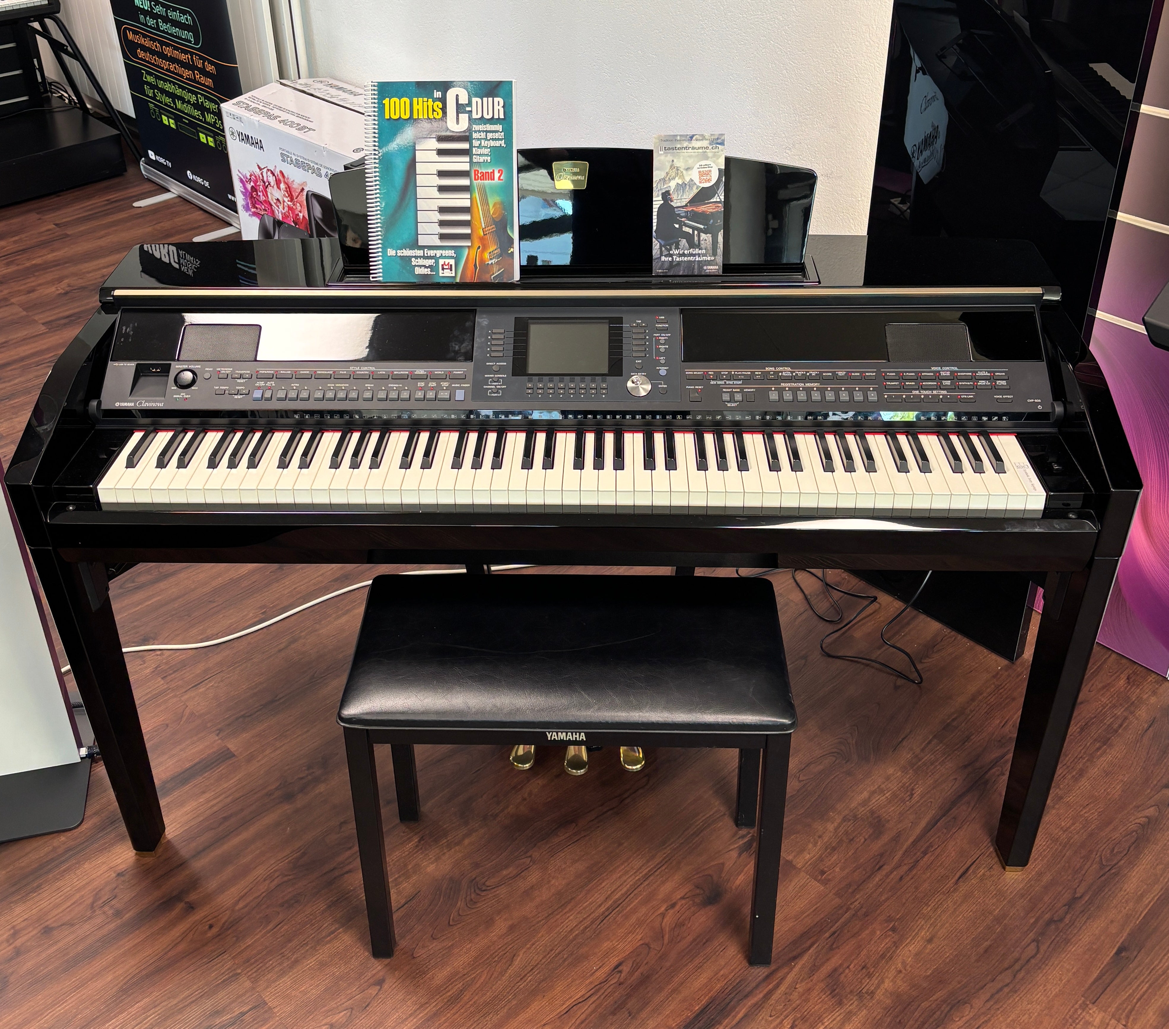YAMAHA Clavinova CVP-505 PE Digitalpiano Occasion
