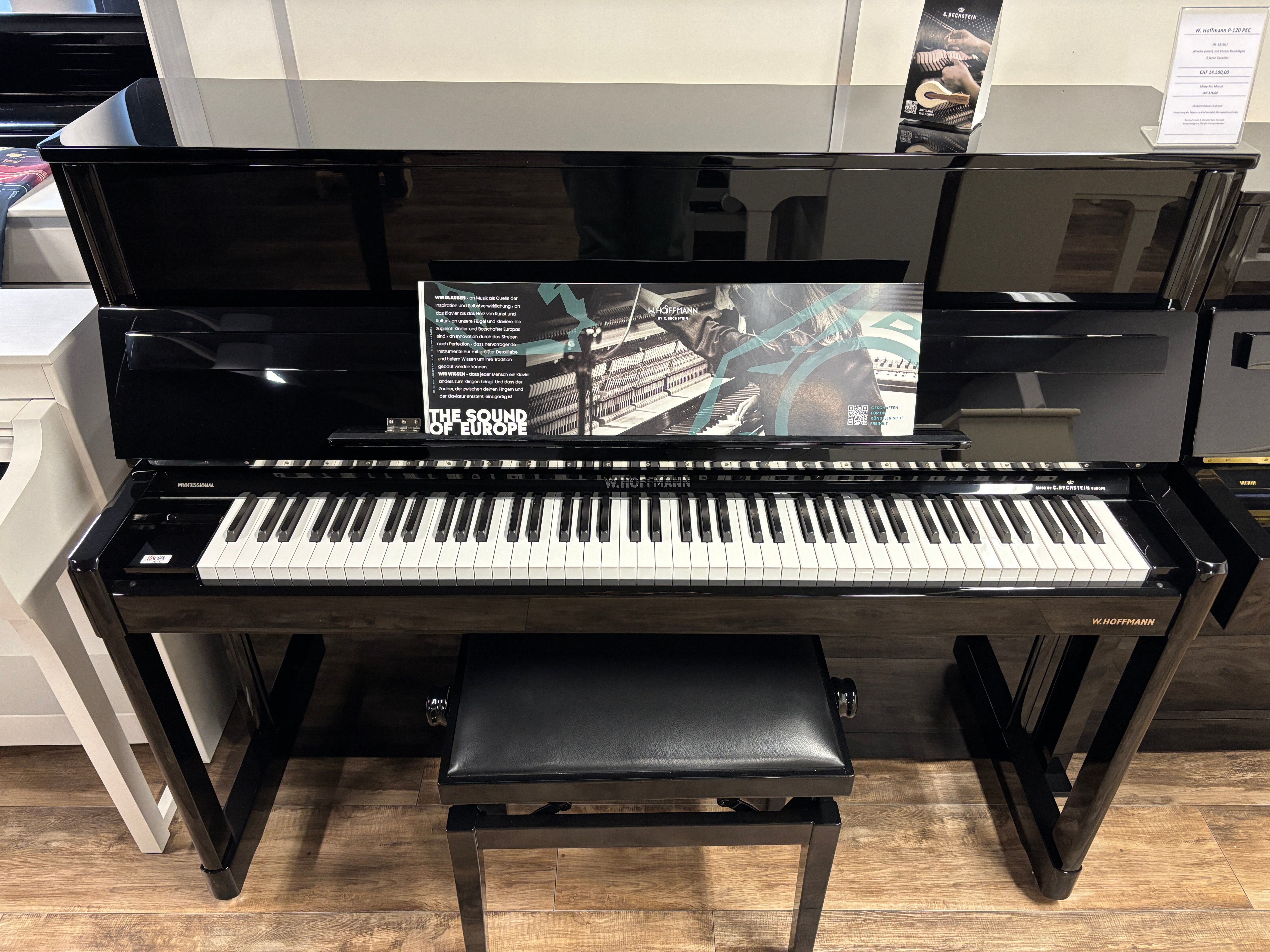 W.HOFFMANN Professional P-120 PEC Akustik-Piano