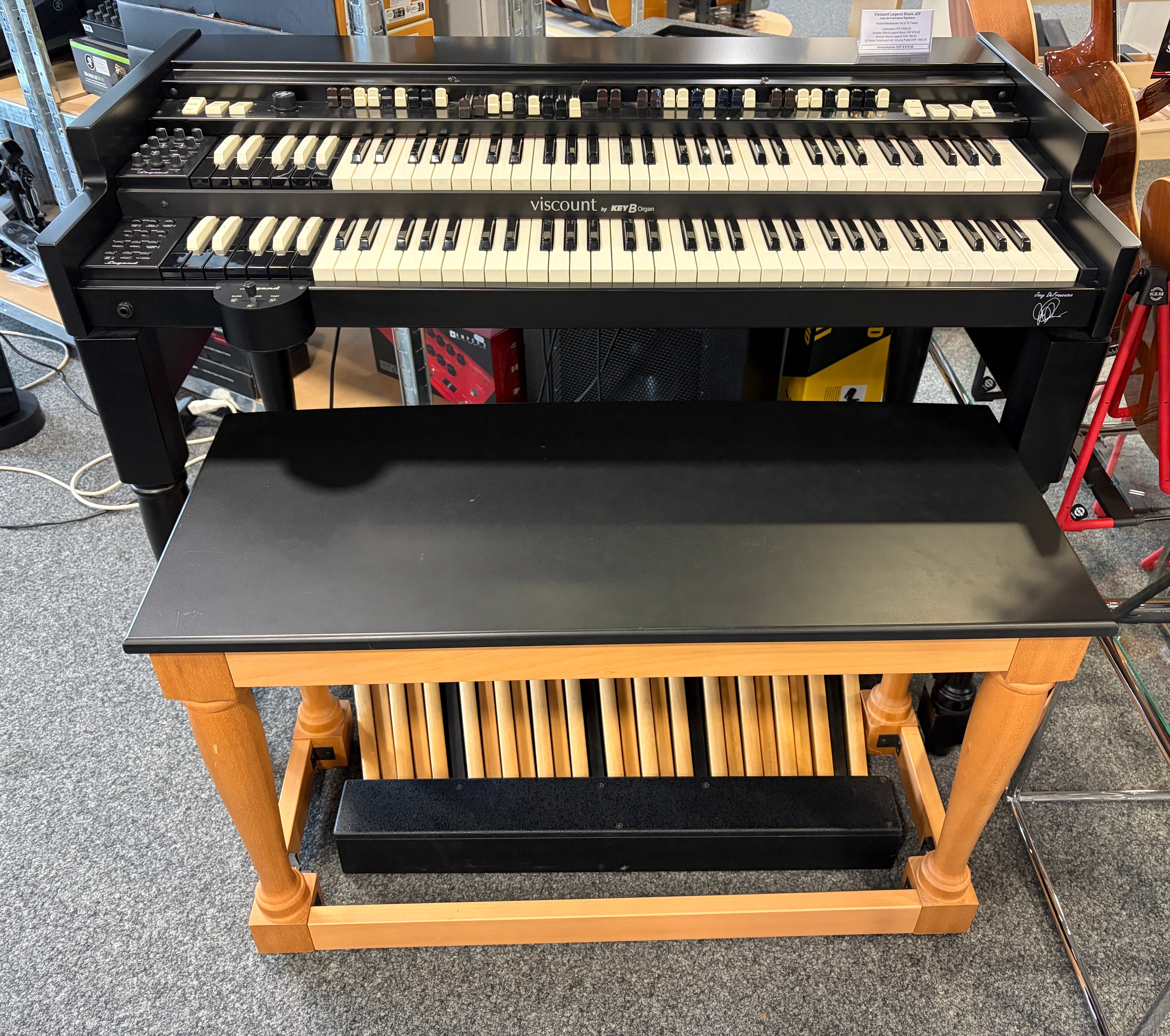 VISCOUNT Legend Black JDF - Joey de Francesco Signature