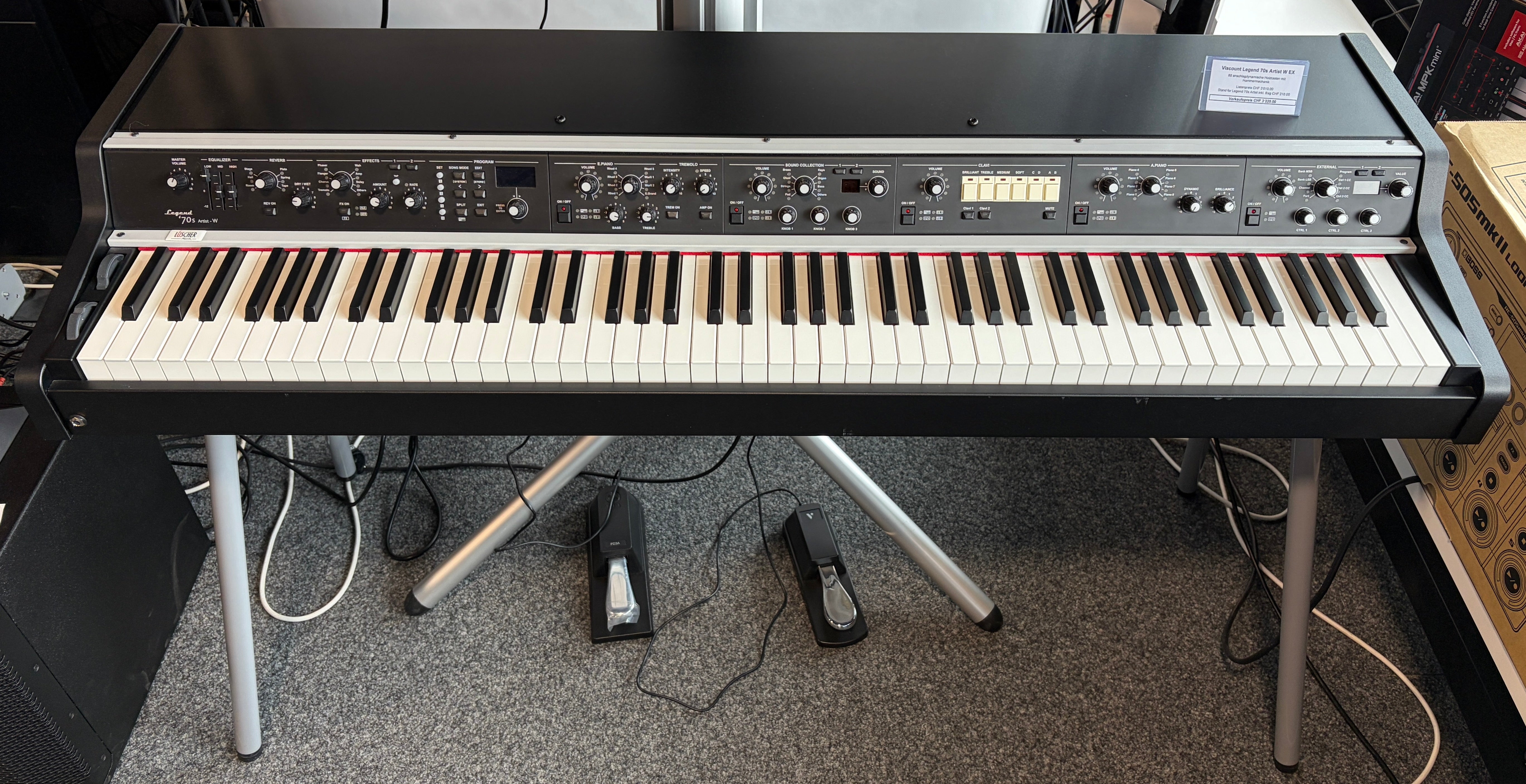 VISCOUNT Legend 70s Artist W EX - Ausstellungsmodell inkl. Stand