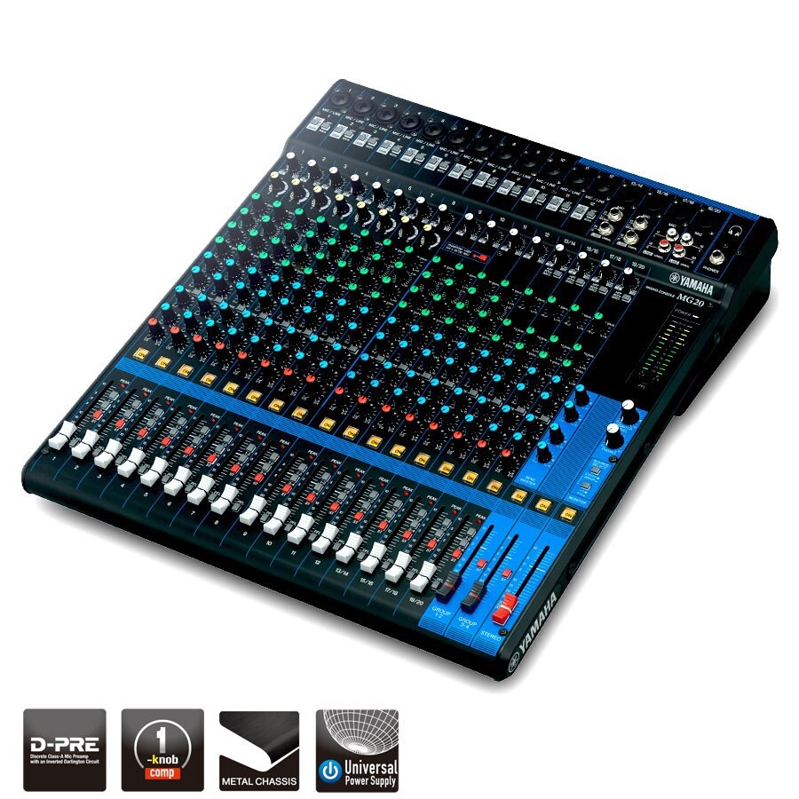YAMAHA MG20 - 20-Kanal Mischpult