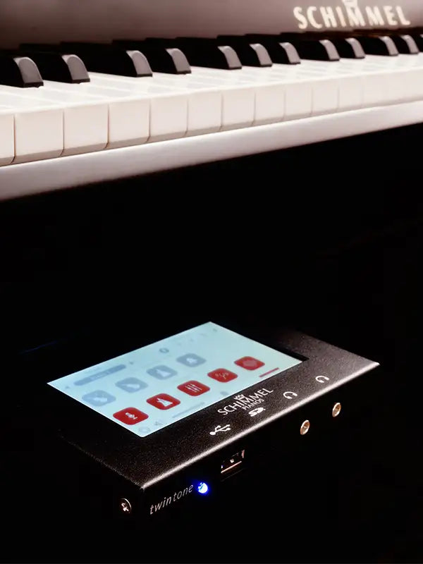 WILHELM SCHIMMEL W 118 Tradition TwinTone-Piano Ausstellungsmodell