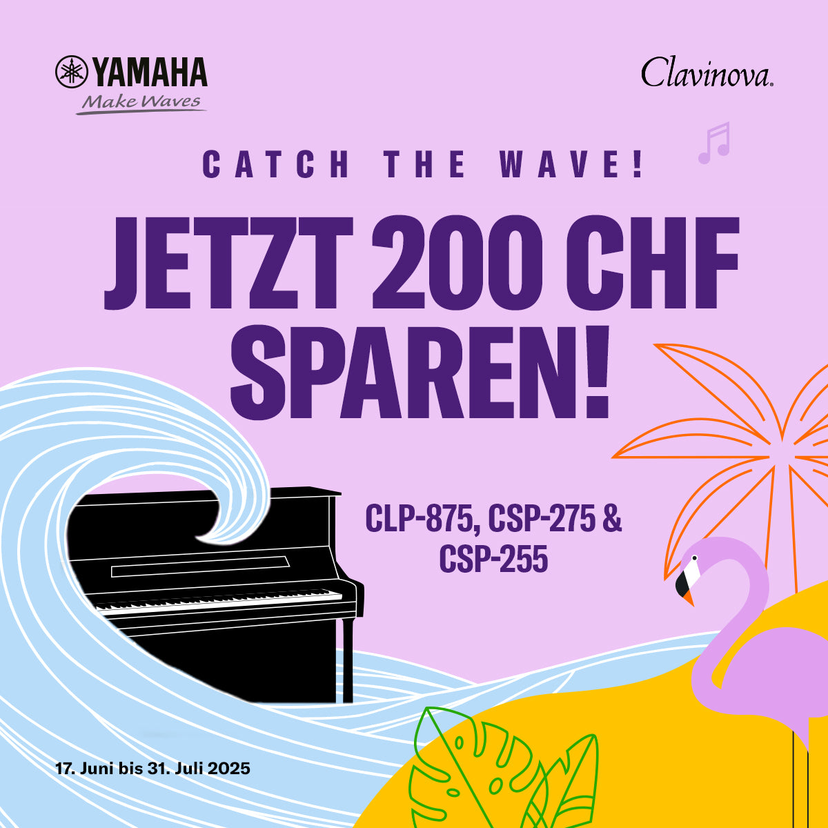 YAMAHA Clavinova CLP-875 Digitalpiano