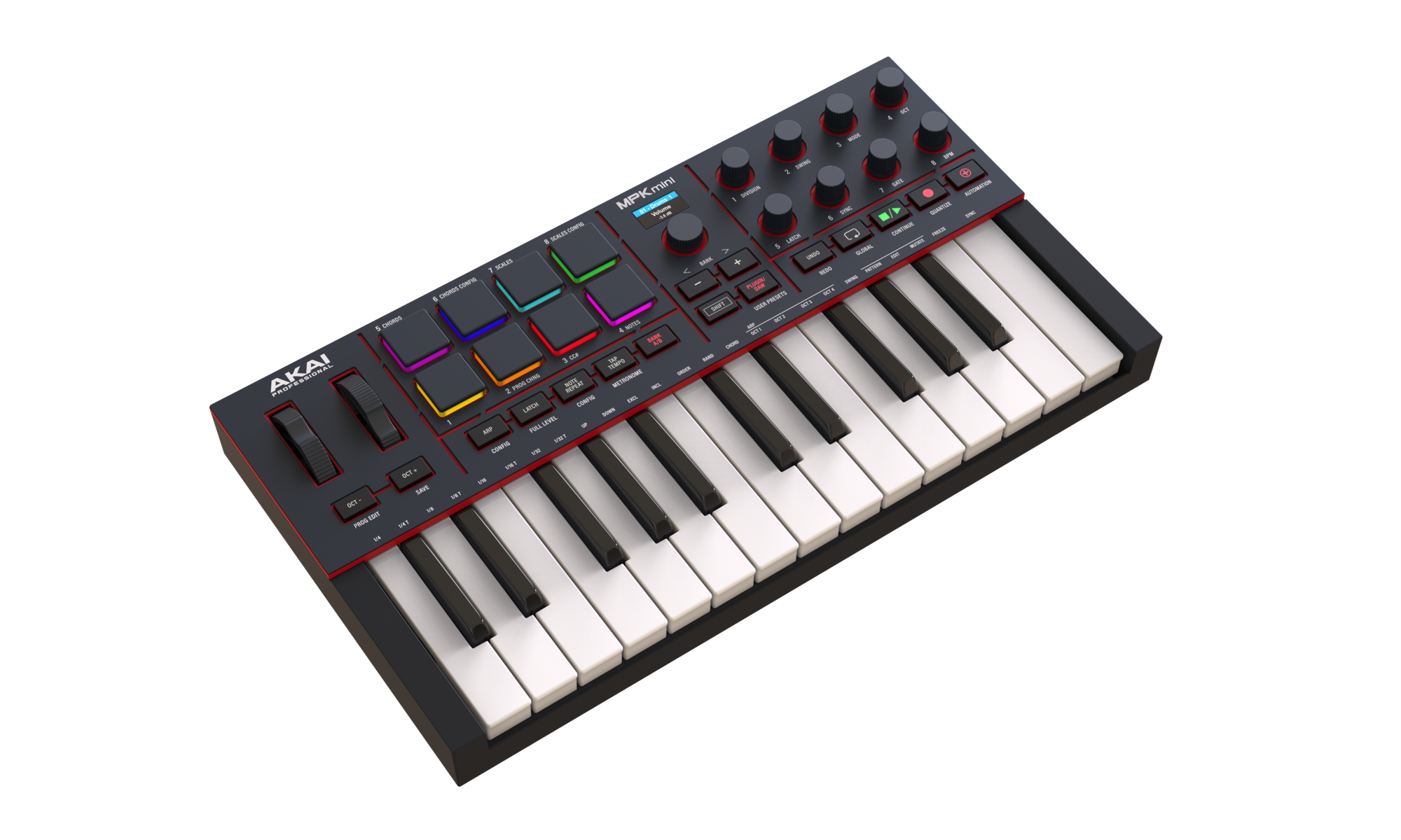 AKAI MPK Mini MK4 - Portable USB Keyboard