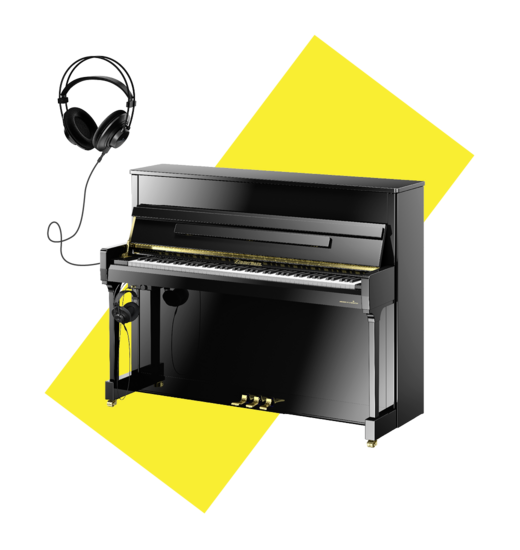 ZIMMERMANN Studio S2 PE Akustik-Piano mit Vario-System